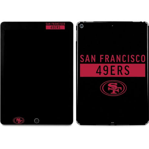 NFL San Francisco 49ers Black Performance Series iPad Skins