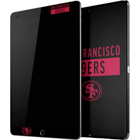 NFL San Francisco 49ers Black Performance Series iPad Skins