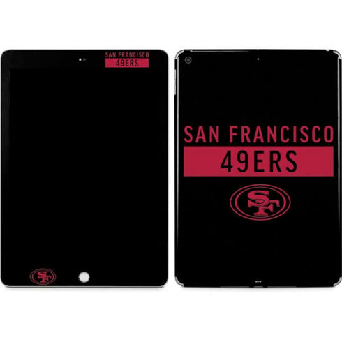 NFL San Francisco 49ers Black Performance Series Apple iPad Skin