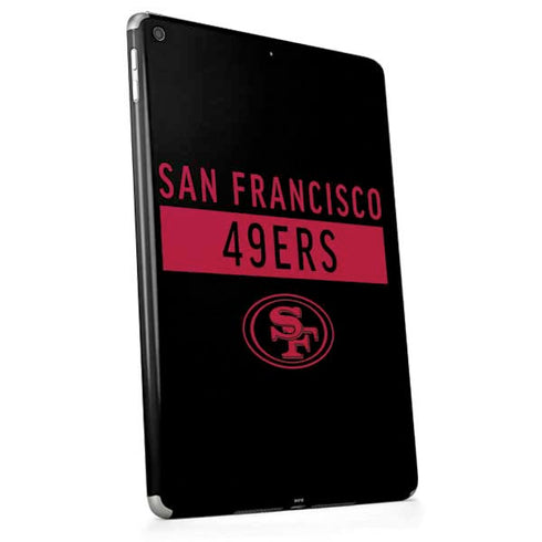 NFL San Francisco 49ers Black Performance Series Apple iPad Skin