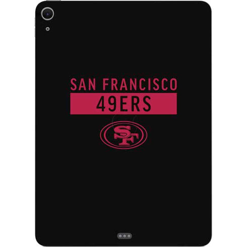 NFL San Francisco 49ers Black Performance Series Apple iPad Air Skin