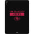 NFL San Francisco 49ers Black Performance Series Apple iPad Air Skin
