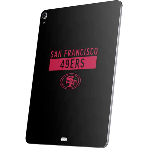 NFL San Francisco 49ers Black Performance Series Apple iPad Air Skin