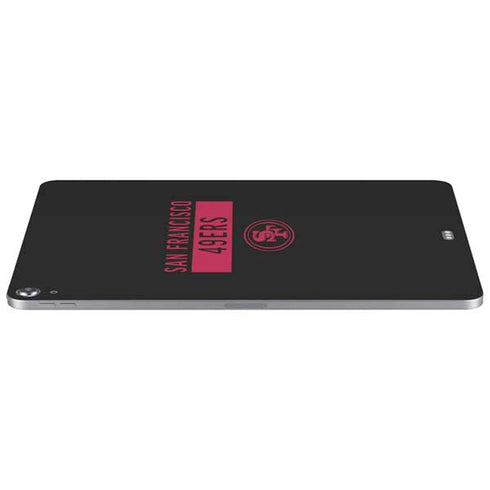 NFL San Francisco 49ers Black Performance Series Apple iPad Air Skin