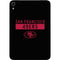 NFL San Francisco 49ers Black Performance Series Apple iPad Mini Skin