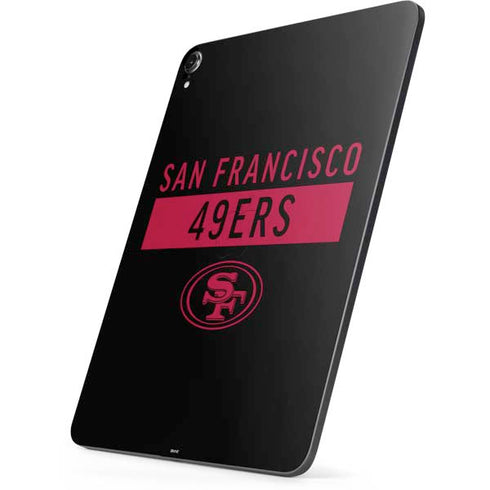 NFL San Francisco 49ers Black Performance Series Apple iPad Pro Skin