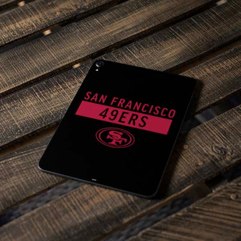 NFL San Francisco 49ers Black Performance Series Apple iPad Pro Skin