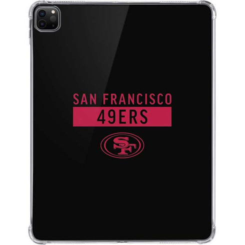 NFL San Francisco 49ers Black Performance Series iPad Pro 11in (2024) Clear Case