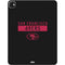 NFL San Francisco 49ers Black Performance Series iPad Pro 13in M4 (2024) Skin