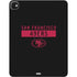 NFL San Francisco 49ers Black Performance Series iPad Pro 13in M4 (2024) Skin