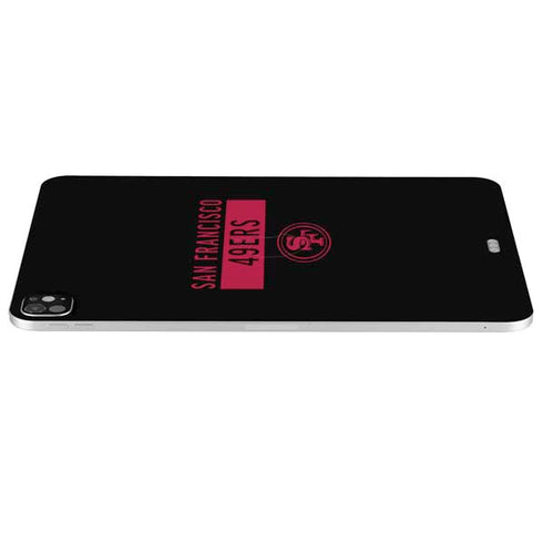 NFL San Francisco 49ers Black Performance Series iPad Pro 13in M4 (2024) Skin