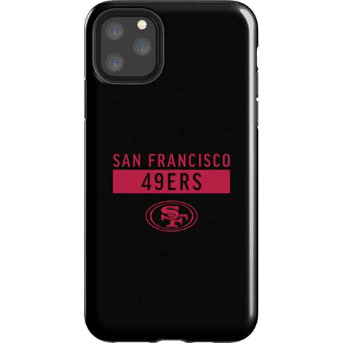 NFL San Francisco 49ers Black Performance Series iPhone Cases