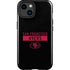 NFL San Francisco 49ers Black Performance Series iPhone 15 Impact Case