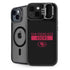 NFL San Francisco 49ers Black Performance Series iPhone 15 Kickstand Case