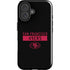 NFL San Francisco 49ers Black Performance Series iPhone 16 Impact Case