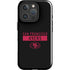 NFL San Francisco 49ers Black Performance Series iPhone 16 Pro Impact Case