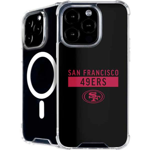 NFL San Francisco 49ers Black Performance Series iPhone 16 Pro MagSafe Case