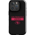 NFL San Francisco 49ers Black Performance Series iPhone 16 Pro Max Impact Case