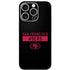NFL San Francisco 49ers Black Performance Series iPhone 16 Pro Skin