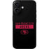 NFL San Francisco 49ers Black Performance Series iPhone 16 Skin