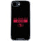 NFL San Francisco 49ers Black Performance Series iPhone 16e Clear Case