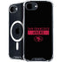 NFL San Francisco 49ers Black Performance Series iPhone 16e MagSafe Case