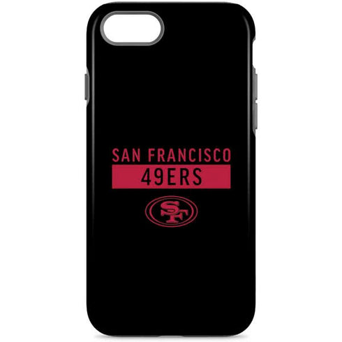 NFL San Francisco 49ers Black Performance Series iPhone Cases