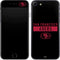 NFL San Francisco 49ers Black Performance Series iPhone 8 Skin