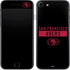 NFL San Francisco 49ers Black Performance Series iPhone 8 Skin