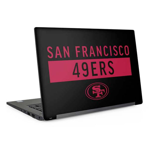 NFL San Francisco 49ers Black Performance Series Dell Latitude Skin