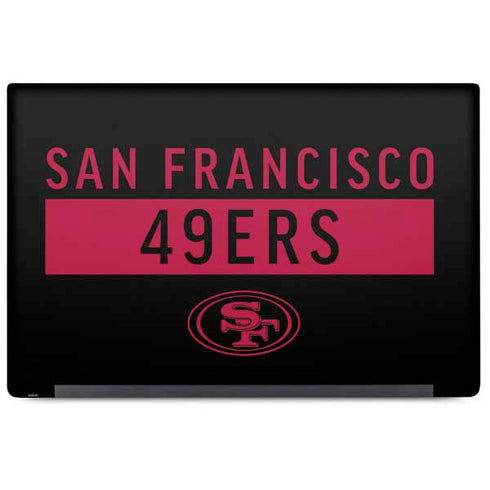 NFL San Francisco 49ers Black Performance Series Dell Latitude Skin