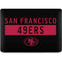 NFL San Francisco 49ers Black Performance Series Apple MacBook Air Skin
