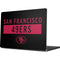 NFL San Francisco 49ers Black Performance Series Apple MacBook Pro 14-inch Skin
