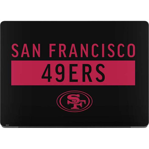 NFL San Francisco 49ers Black Performance Series Apple MacBook Pro 14-inch Skin