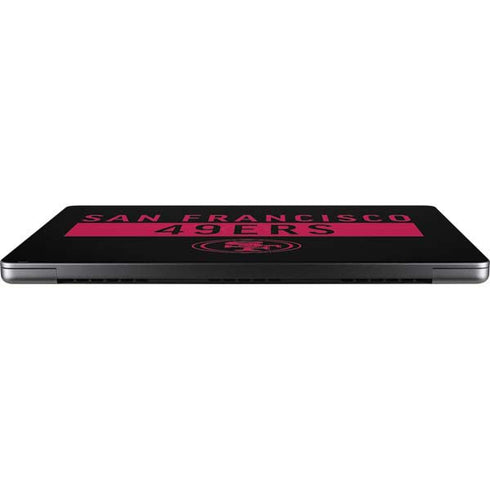 NFL San Francisco 49ers Black Performance Series Apple MacBook Pro 14-inch Skin