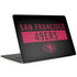 NFL San Francisco 49ers Black Performance Series MacBook Skins