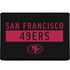 NFL San Francisco 49ers Black Performance Series MacBook Skins