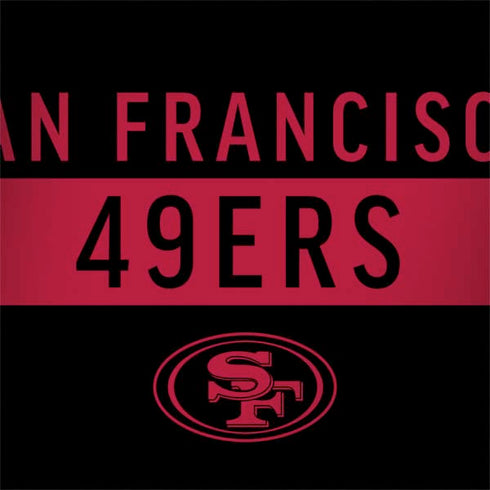 NFL San Francisco 49ers Black Performance Series MacBook Skins