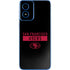 NFL San Francisco 49ers Black Performance Series Moto G Play 4G (2024) Skin