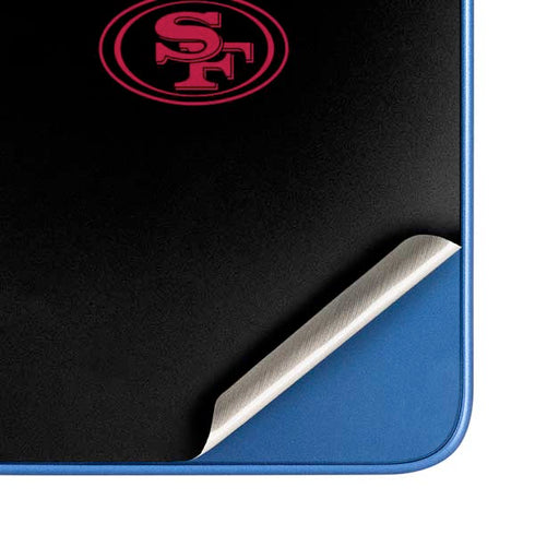 NFL San Francisco 49ers Black Performance Series Moto G Play 4G (2024) Skin