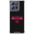 NFL San Francisco 49ers Black Performance Series Moto G Stylus 5G (2025) Clear Case