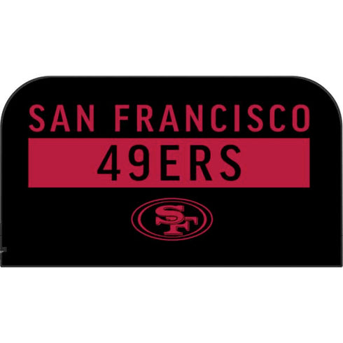 NFL San Francisco 49ers Black Performance Series Nintendo Switch 2 (2025) with Joy-Con Skin