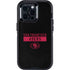 NFL San Francisco 49ers Black Performance Series Otterbox Defender iPhone Skin