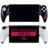 NFL San Francisco 49ers Black Performance Series PlayStation Portal Remote Player Skin