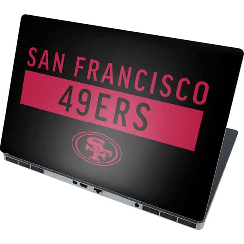 NFL San Francisco 49ers Black Performance Series Dell Precision Skin