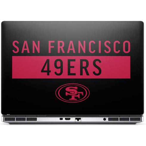 NFL San Francisco 49ers Black Performance Series Dell Precision Skin