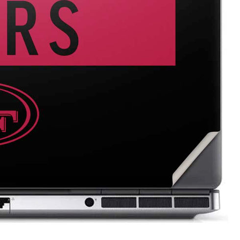 NFL San Francisco 49ers Black Performance Series Dell Precision Skin