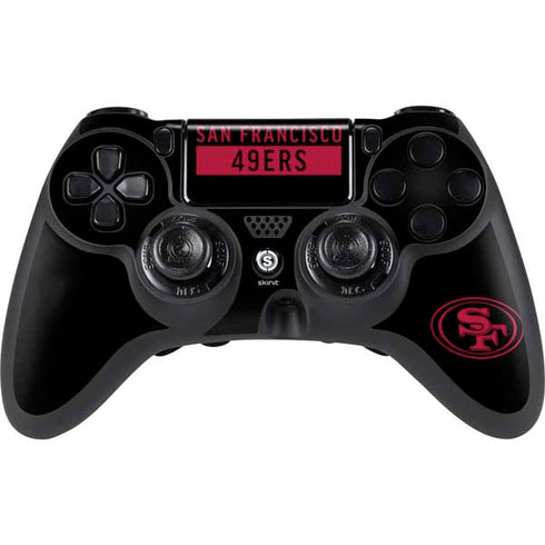 NFL San Francisco 49ers Black Performance Series PlayStation PS4 Skins