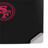 NFL San Francisco 49ers Black Performance Series PS5 Pro Console Skin