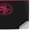 NFL San Francisco 49ers Black Performance Series PS5 Pro Disk Console Skin